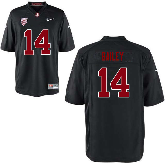 Men Stanford Cardinal #14 Jake Bailey College Football Jerseys Sale-Black